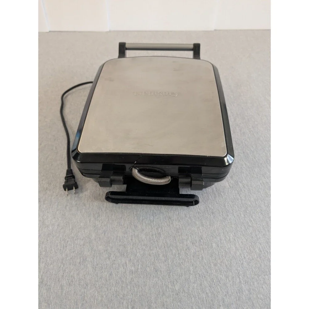 Cuisinart WAF-150 4-Slice Belgian Waffle Maker Non-Stick Indicator Light